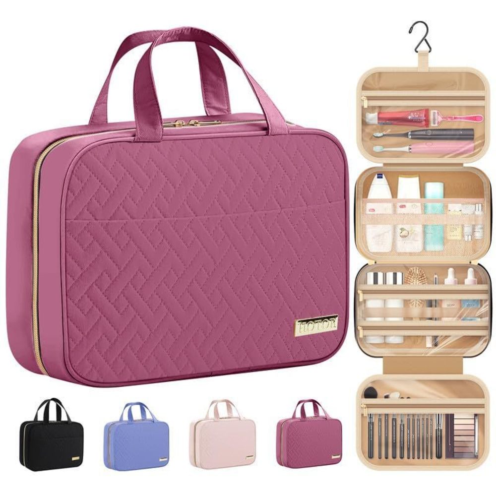 Travel Toiletry Bag W/hanging Hook - Spacious Toiletry Bag Essentials For💫